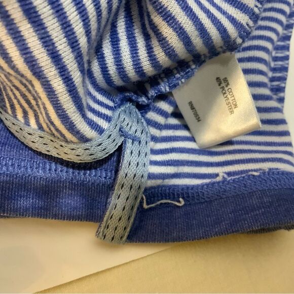 Orvis Women's Pullover Blue Cowl Neck Drawstring Oversize Long Sleeve Top - Picture 7 of 7